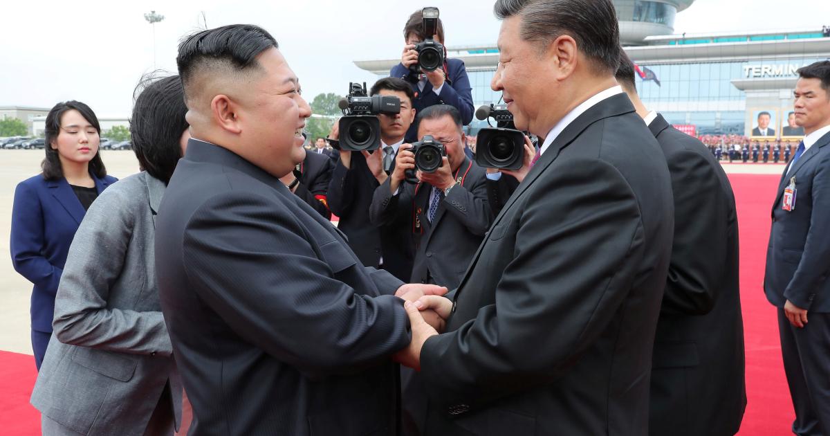 China and North Korea Meeting